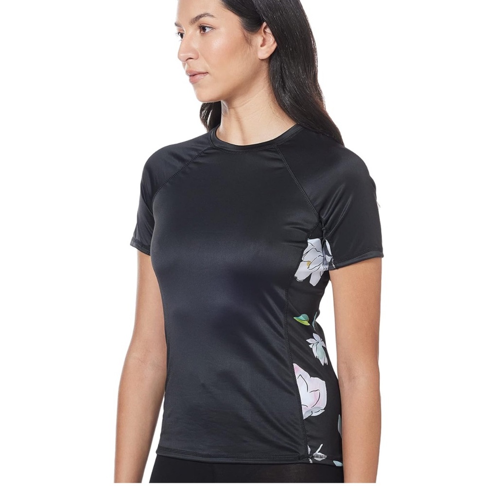 Kanu Surf Women's Breeze UPF 50 Short Sleeved 
Rashguard & Workout Top Sz XL